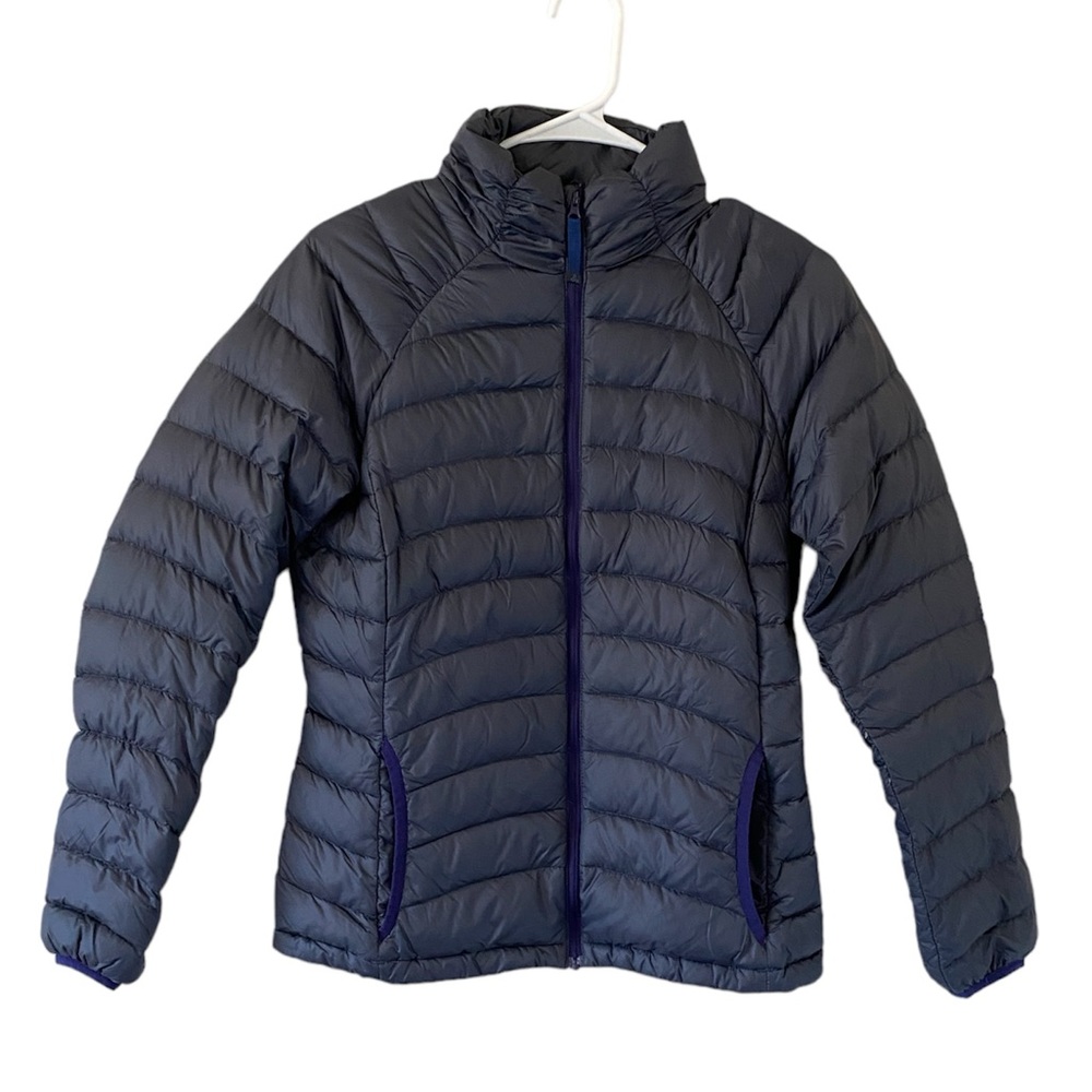 Prana Women's Packable Down Jacket Blue Size XS Quilted